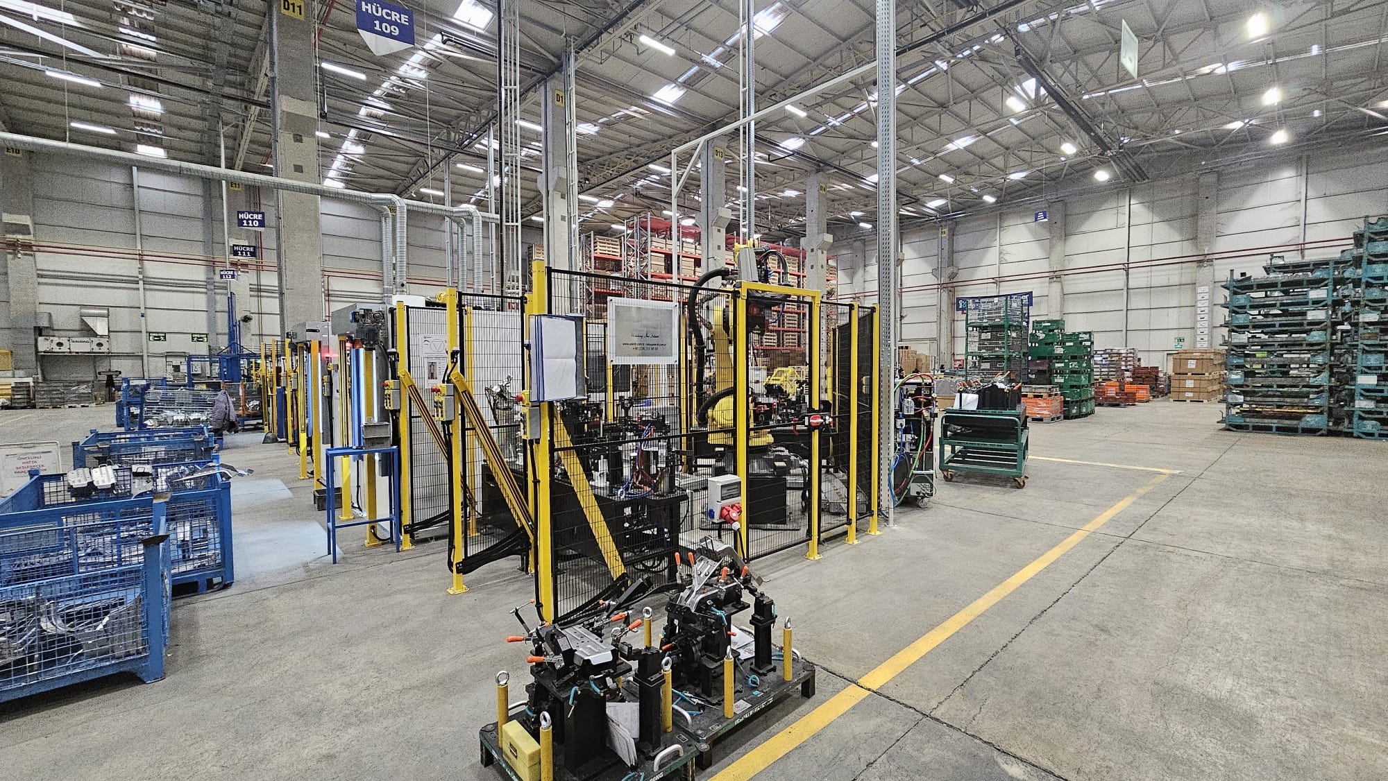 Industrial line commissioning field